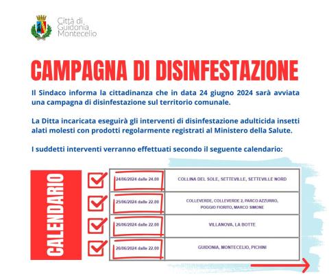 Locandina Prevenzione insetti 2024