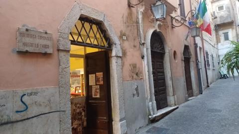 Biblioteca Montecelio Ingresso Via della Lucera