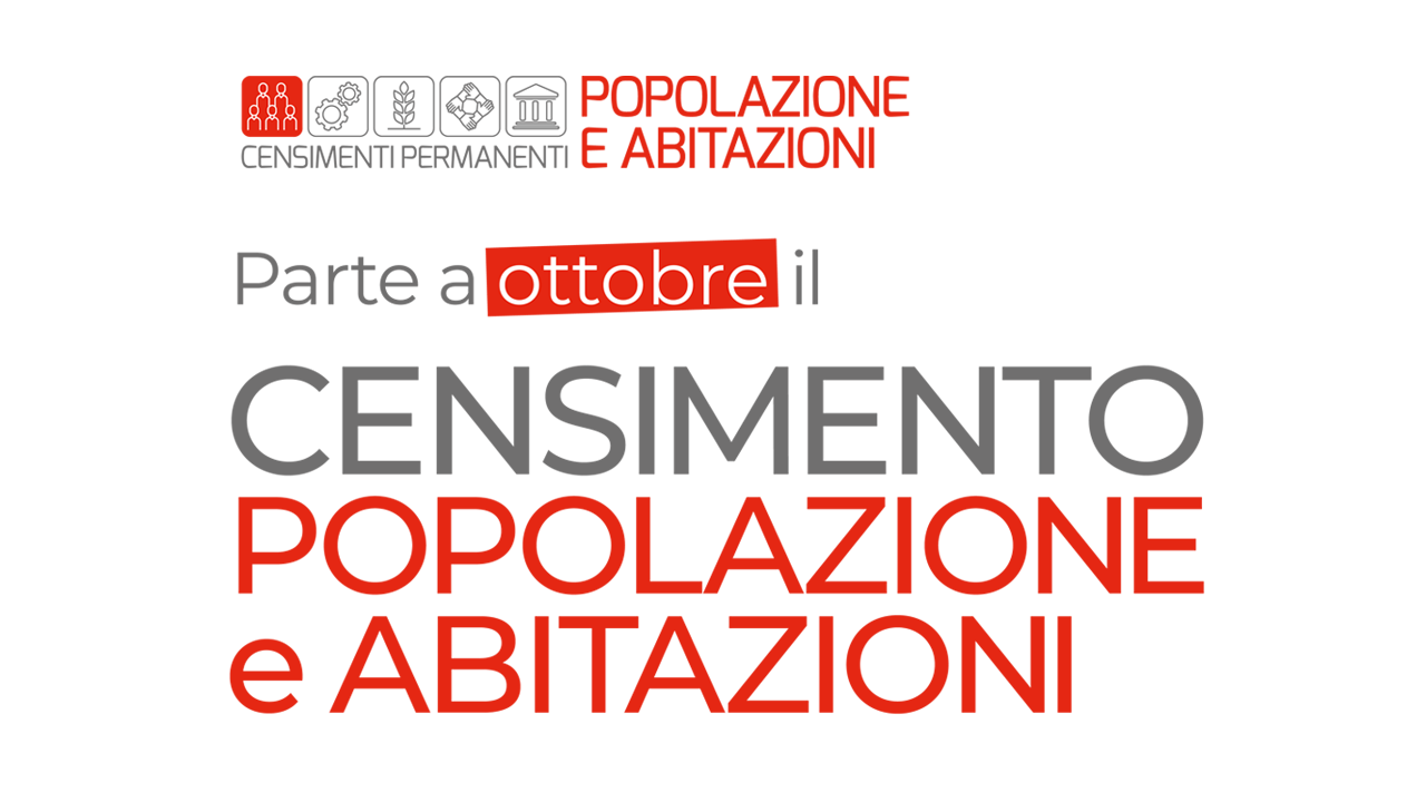 Locandina dell'ISTAT riguardante il censimento del 2024